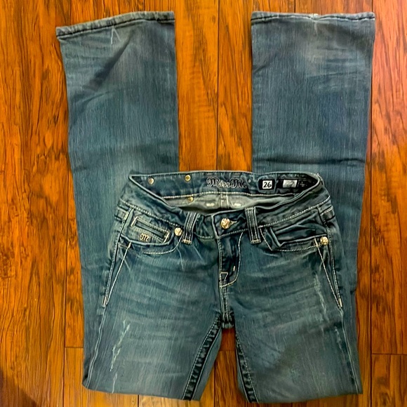 Miss Me jeans JP5004 boot size 26, gently worn - Picture 2 of 3